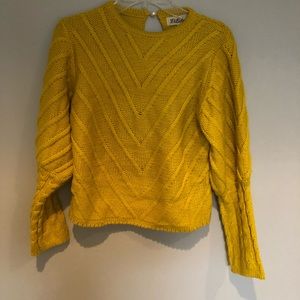 Boutique Bright Mustard Sweater